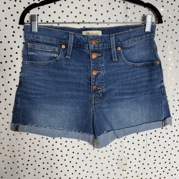 Madewell high rise Women's Denim Shorts - Picture 1 of 8